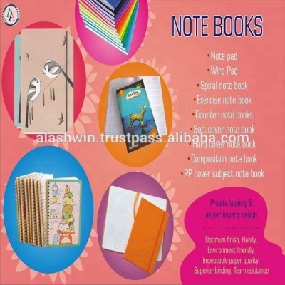 School note books in high quality from india